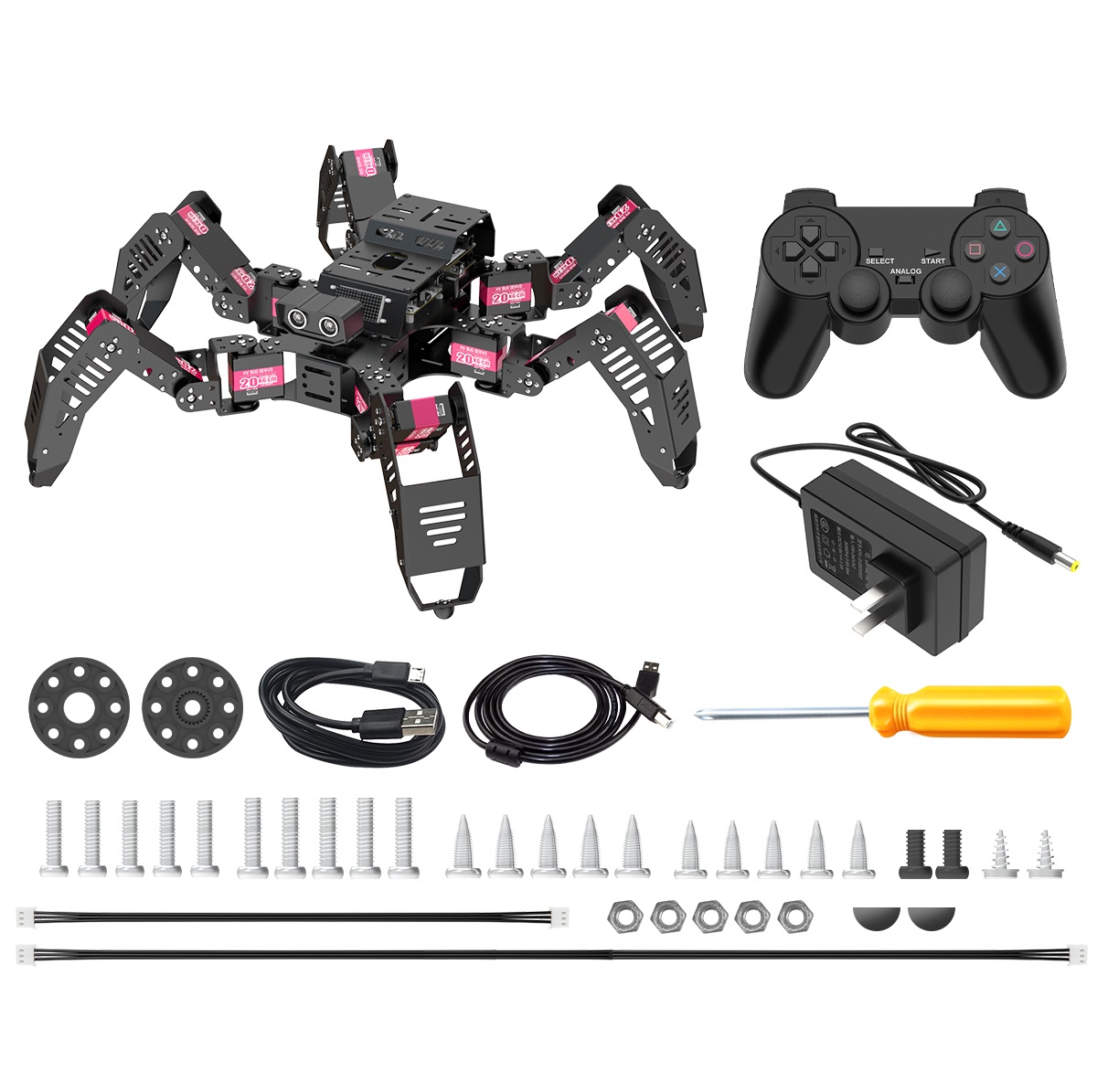 Robot Kit - Hiwonder Spiderbot, Robot Araña Hexápodo Biónico