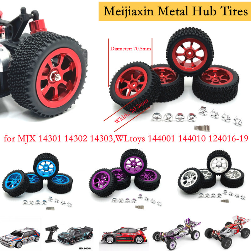 Omni Wheel - Ruedas con cubo metálico para MJX