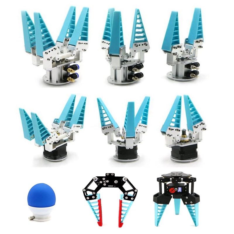 Robot Gripper Claw - Pinza Robótica Flexible Neumática/Eléctrica/Servo Adaptativa de