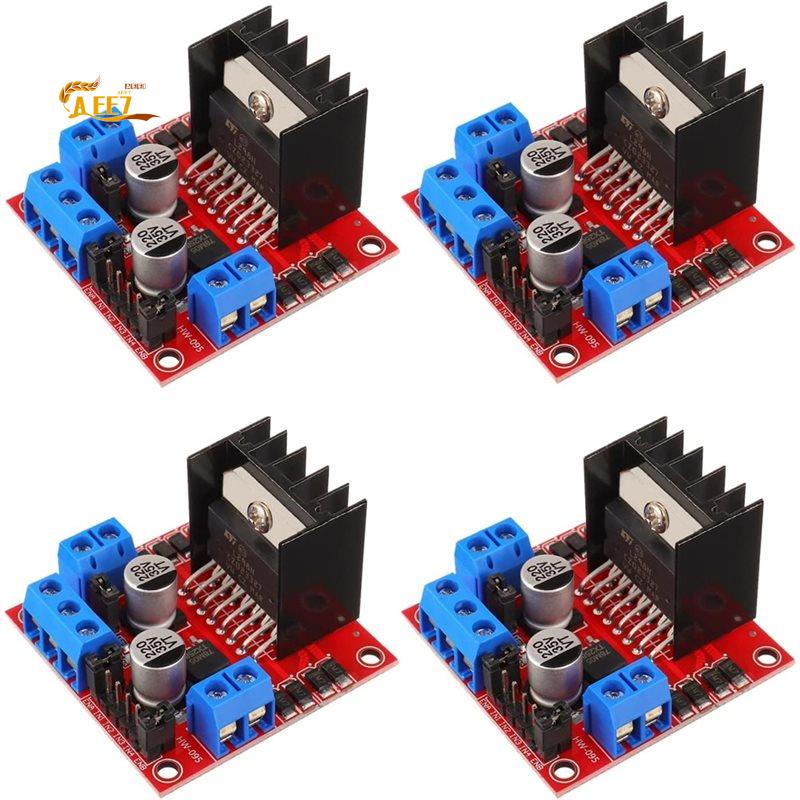 Motor Driver L298N - AEE7-4 Placa controladora de motor L298N,