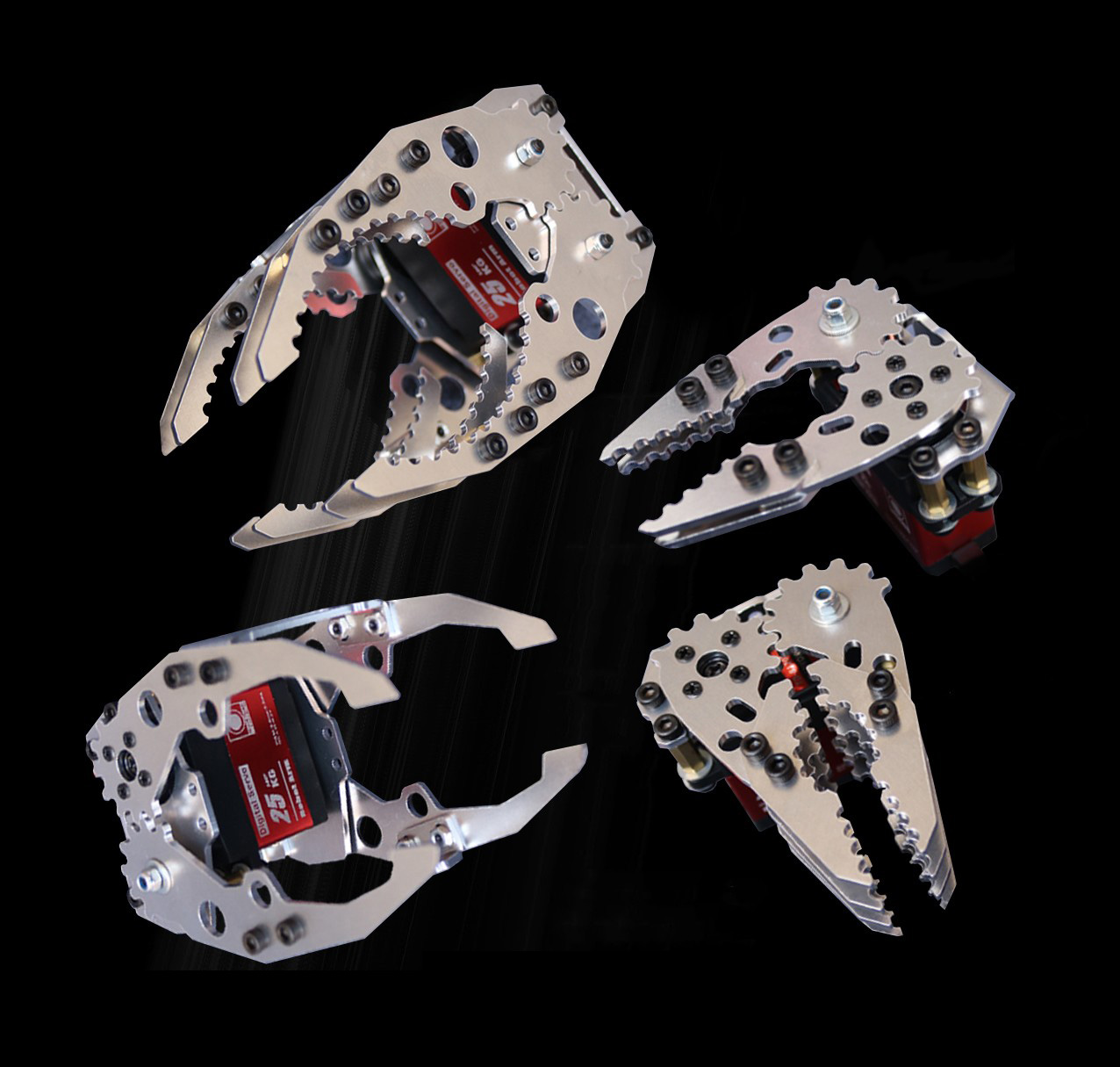 Robot Gripper Claw - Pinza mecánica de Metal, abrazadera de