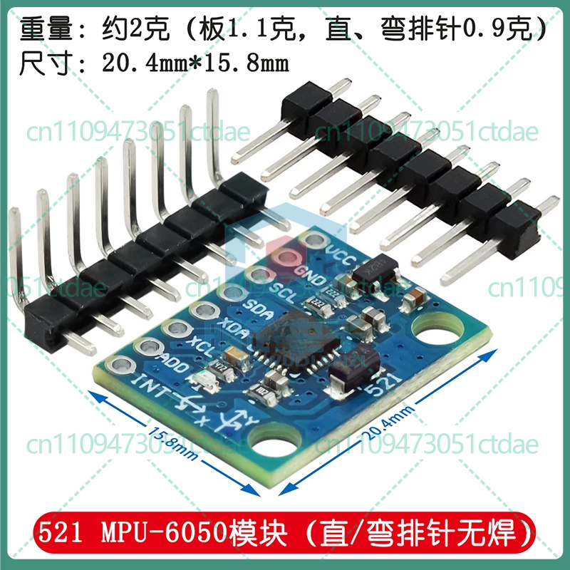 Accelerometer Mpu6050 - Módulo de sensor de giroscopio y