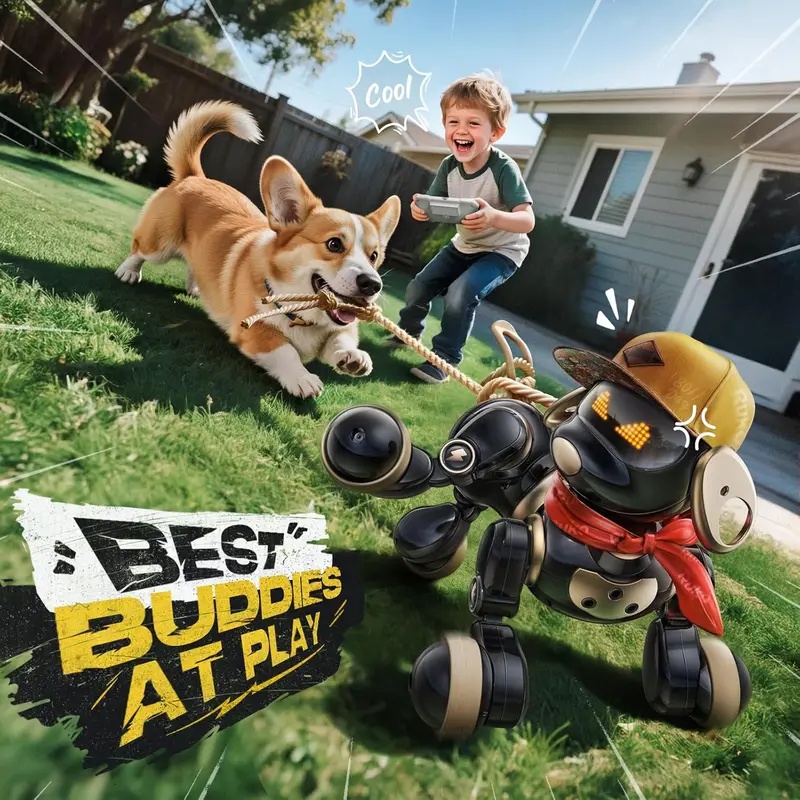 Robot Remote Control - Juguete de perro robot con control