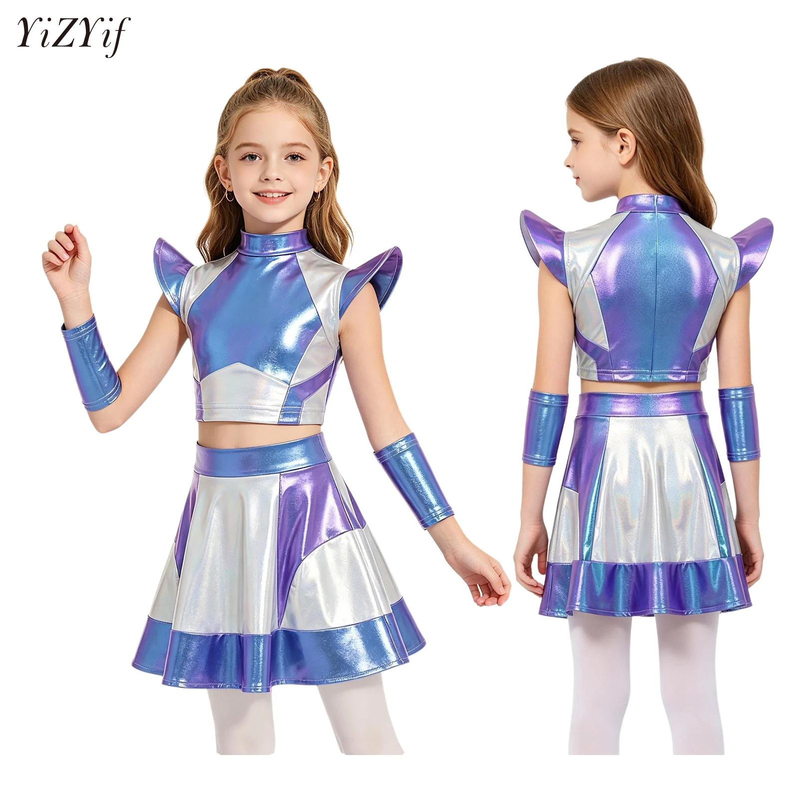 Robot Kit - Disfraz de alienígena para niñas grandes,