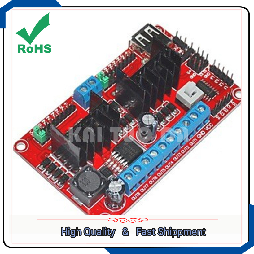 Módulo de accionamiento de mot - Motor Driver L298N reseña y precio