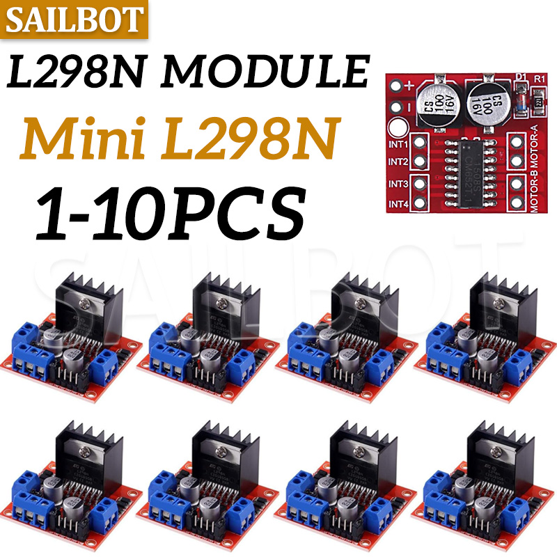 1/5/10 Uds L298N controlador d - Motor Driver L298N reseña y precio