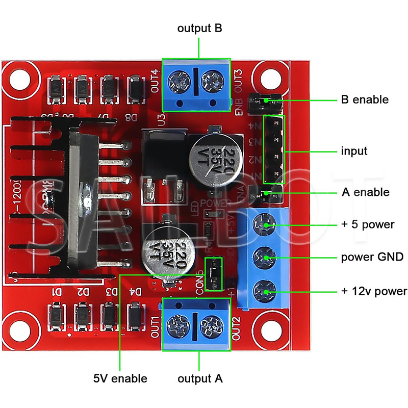 1/5/10 Uds L298N controlador d - Motor Driver L298N reseña y precio