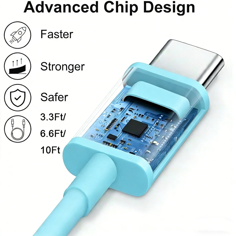 Cable USB C a Tipo C multicolo - Line Follower Robot reseña y precio