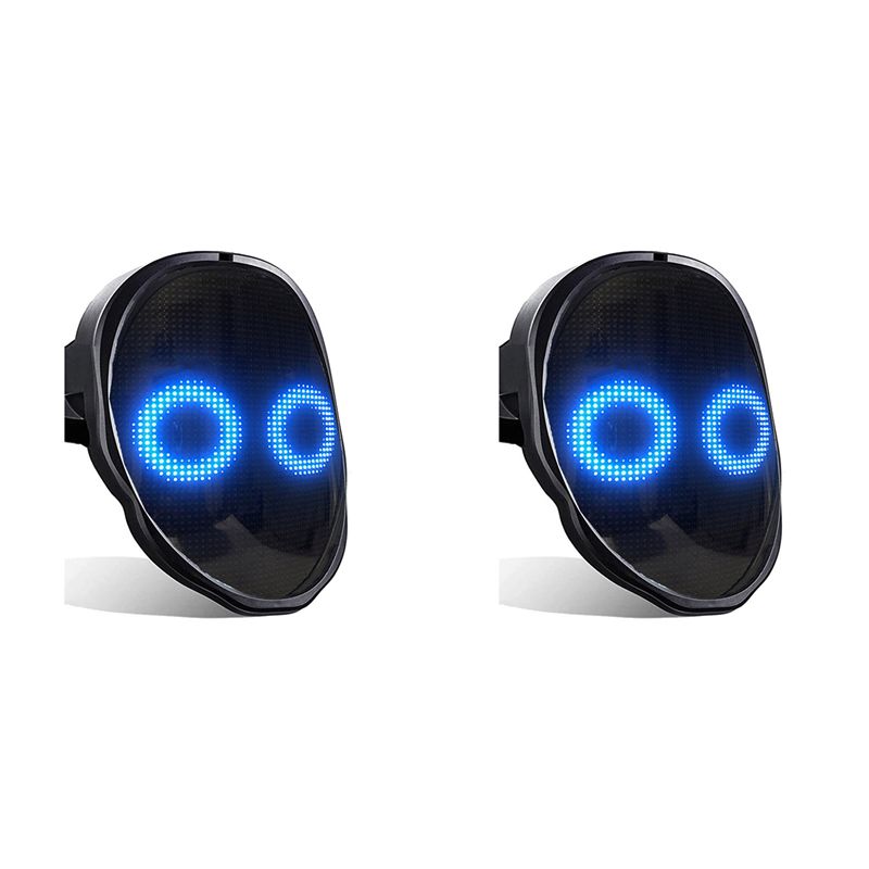 Máscara LED Bluetooth A19F-2X  - Robot Bluetooth Car reseña y precio