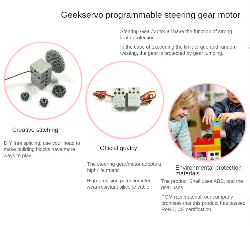 1/2/4PCS Servo Geek de 2KG, Se - Microbit reseña y precio