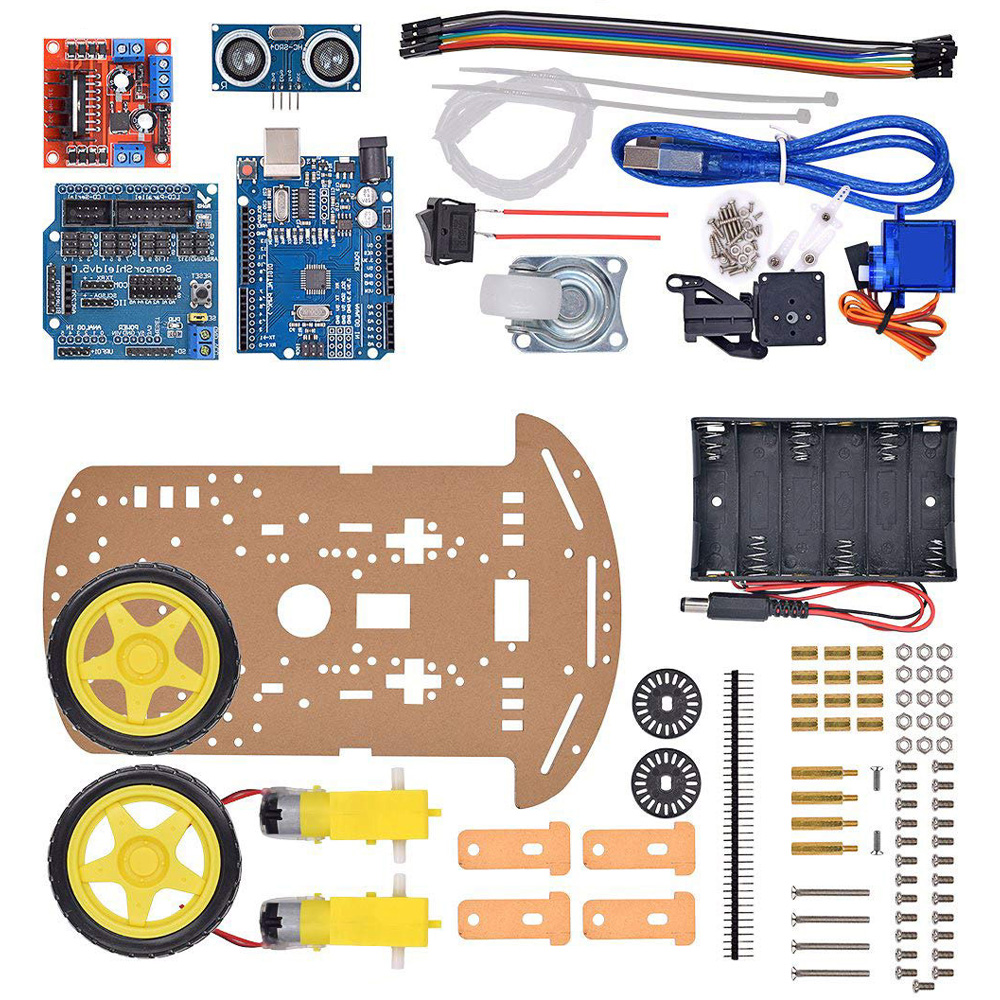 Kit de Chasis de Coche Robótic - Line Follower Robot reseña y precio