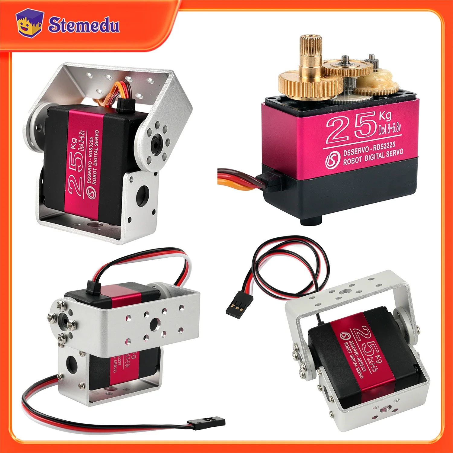 Servo Digital Robot de 25KG, e - Servo Bracket reseña y precio