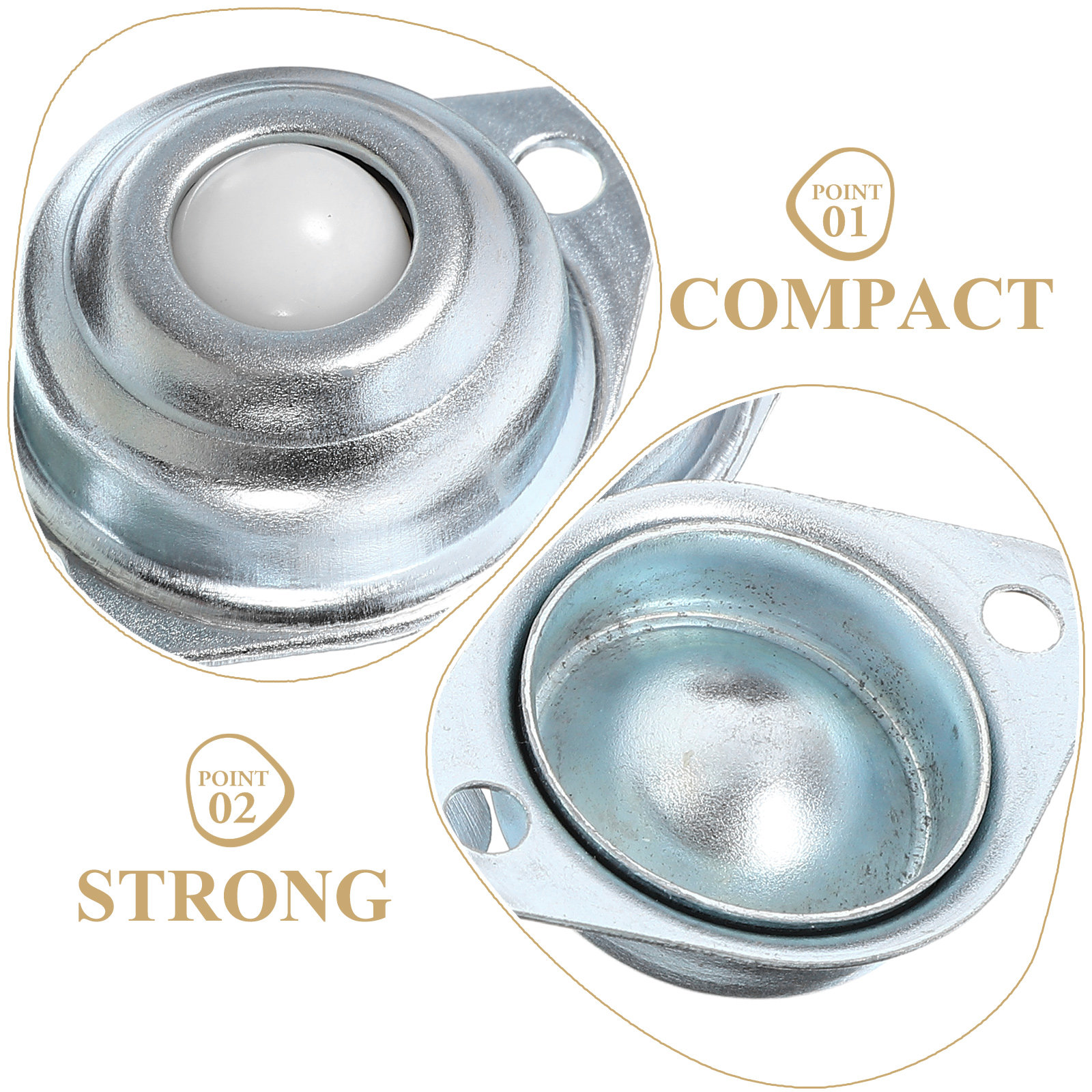 12 ruedas giratorias compactas - Caster Wheel reseña y precio