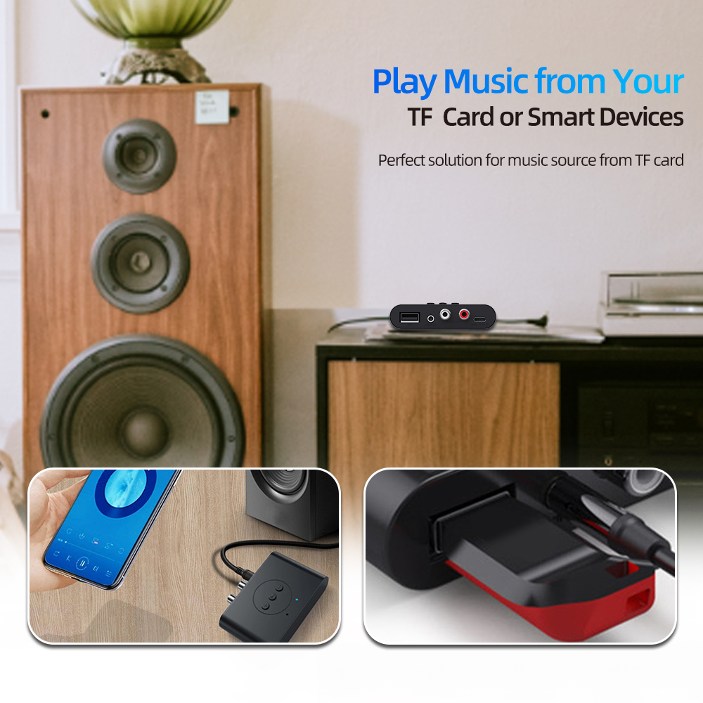 Receptor de Audio Bluetooth 5. - Robot Bluetooth Car reseña y precio