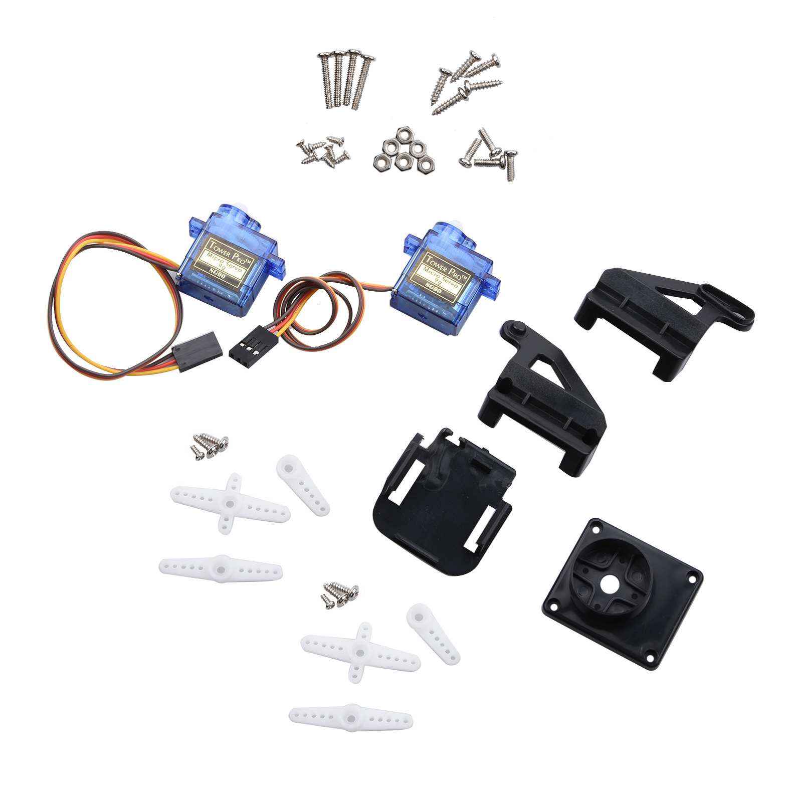 Plataforma de gimbal de doble  - Servo Kit reseña y precio