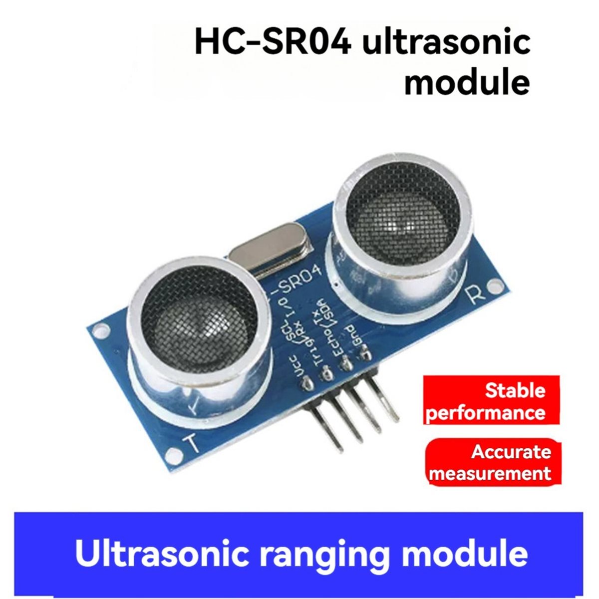 6 Sensores Ultrasónicos HC-SR0 - Ultrasonic Distance Sensor reseña y precio
