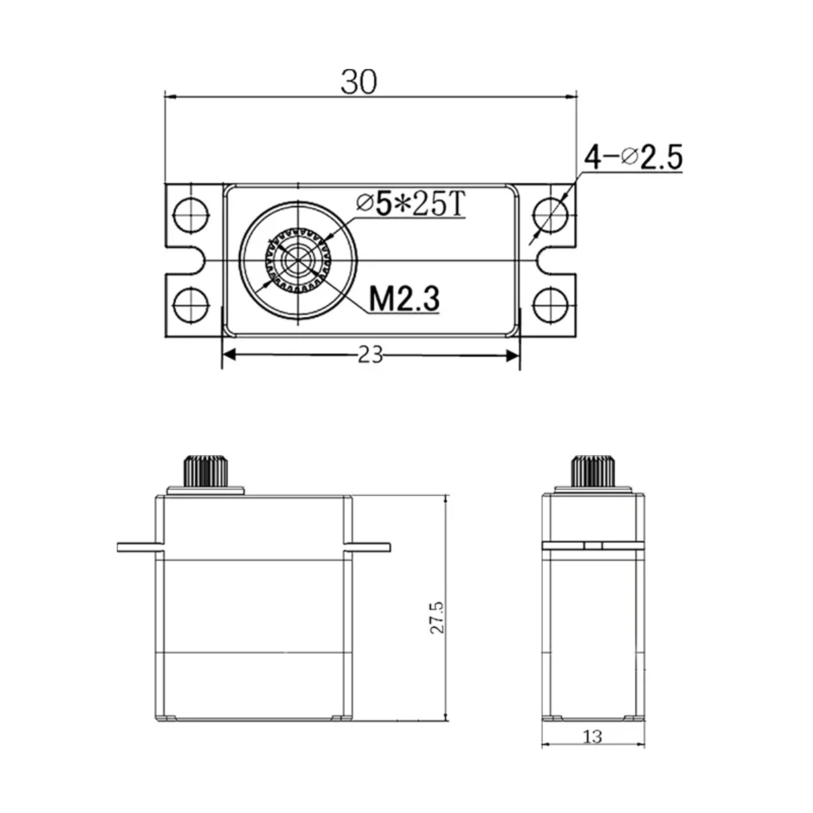 Microservo Digital GX sin Núcl - Micro Servo reseña y precio
